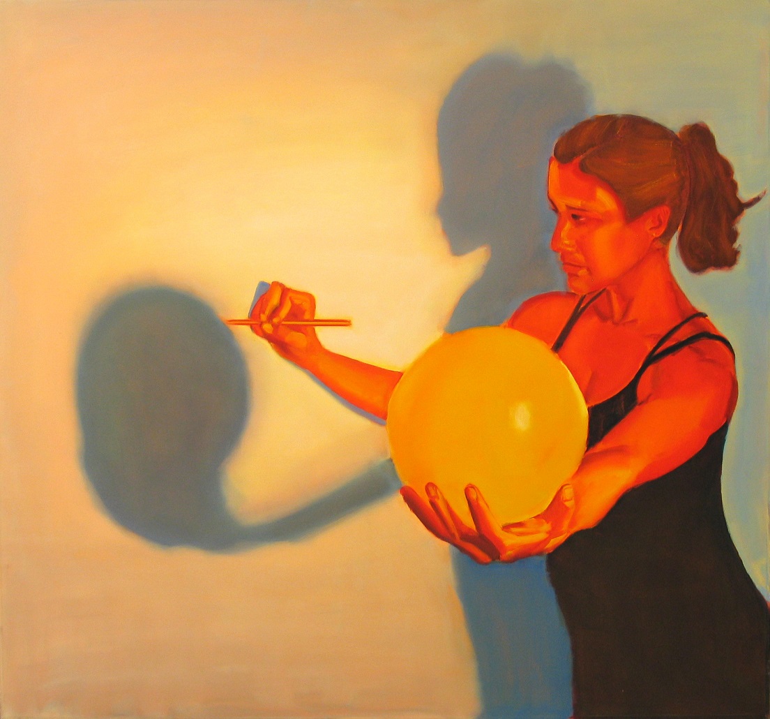 יצחק לבנה, מיכל, שמן על בד, 2004. מהו הציור?