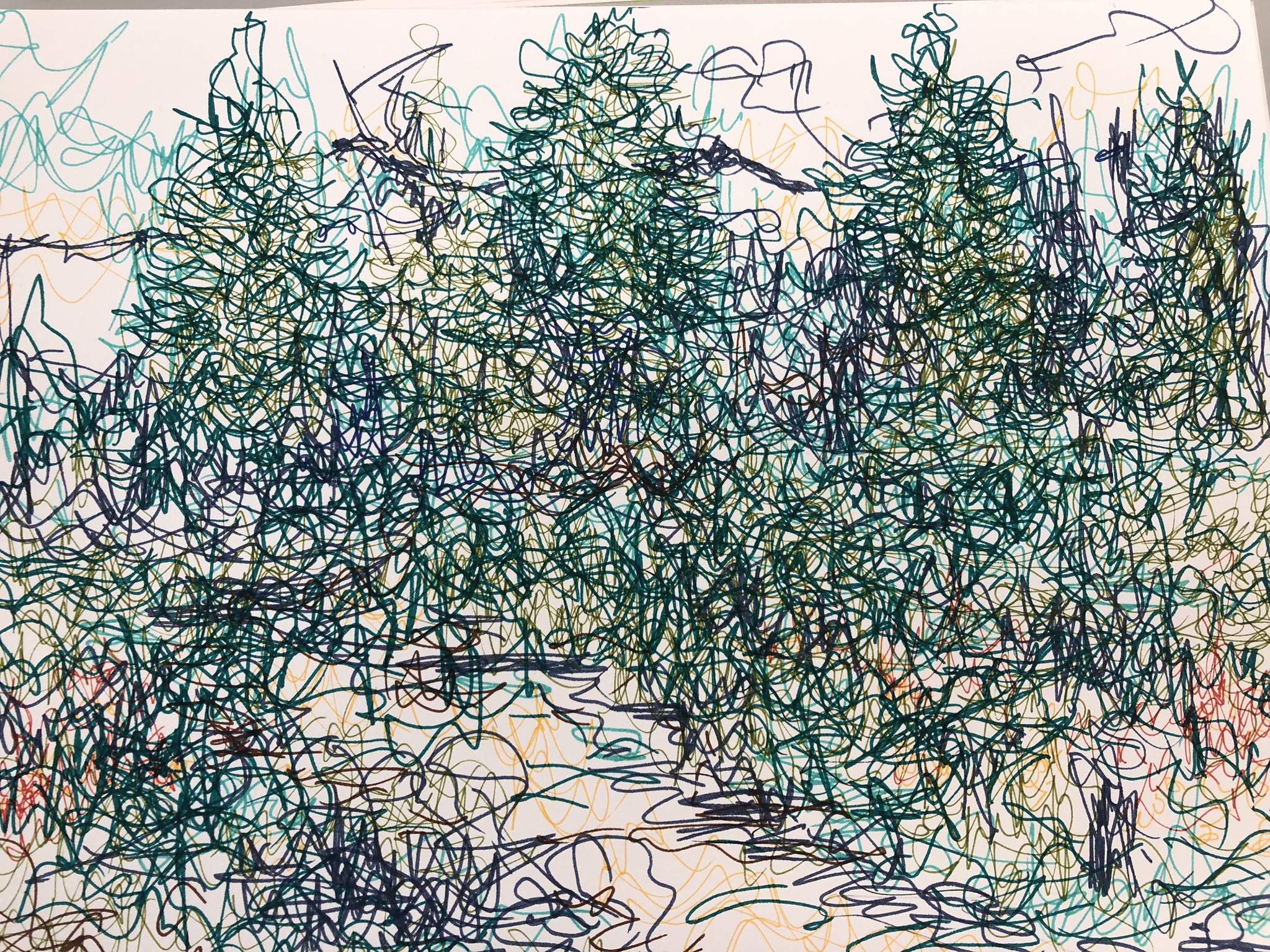 ריקי גיא, צמחיה בעוטף עזה