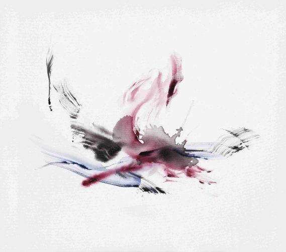 דורית טייכמן , התנגשות, 2024.  אקריליק על בד